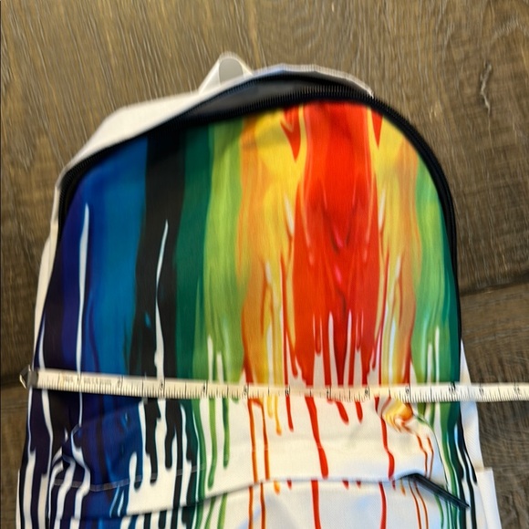 Colorful Drip Design Backpack - Picture 7 of 9